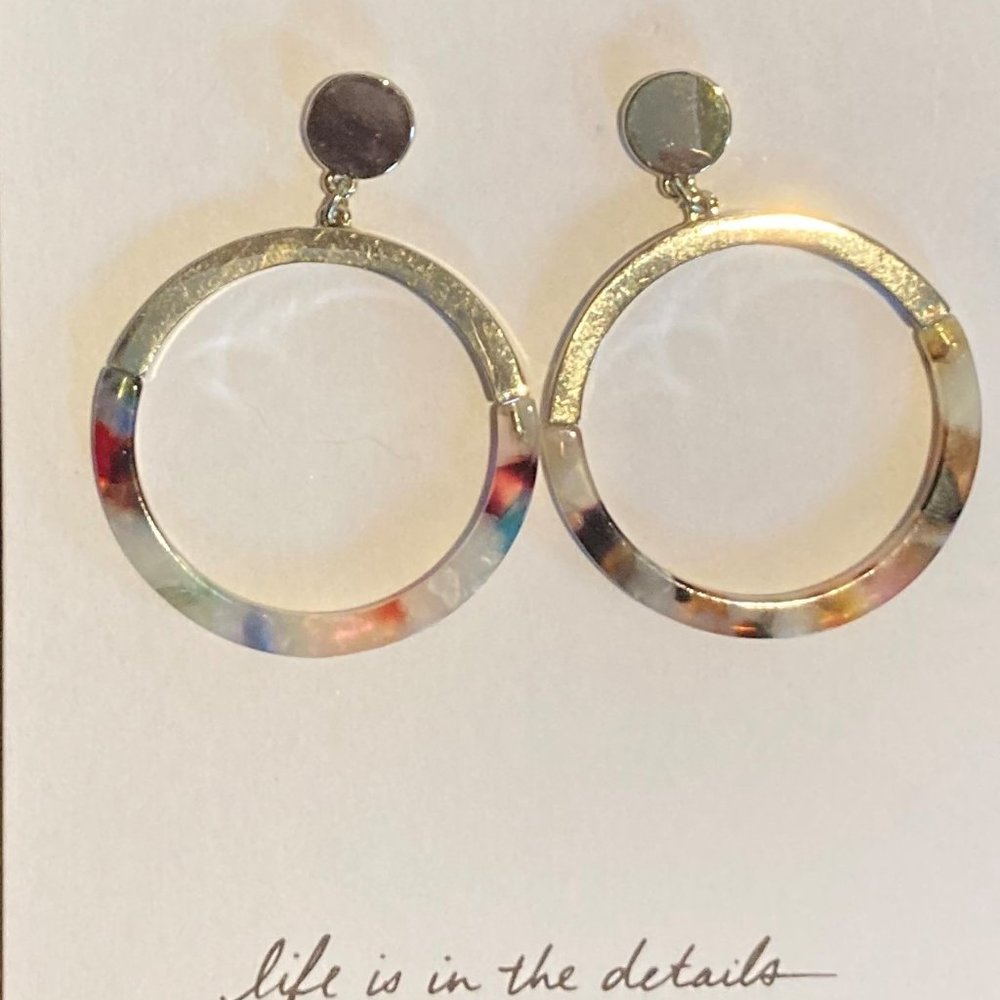 LOFT resin earrings